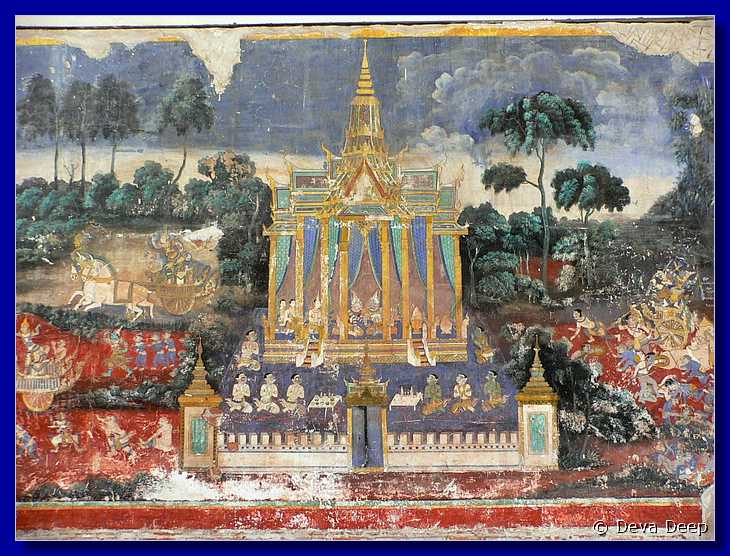 4933 Phnom Penh Silver pagoda Murals