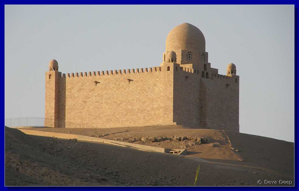 A23 Aswan Nile West bank Mausoleum Aga Khan