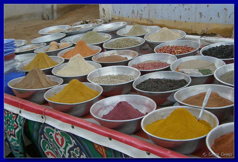 A46 Aswan Nubian village spices