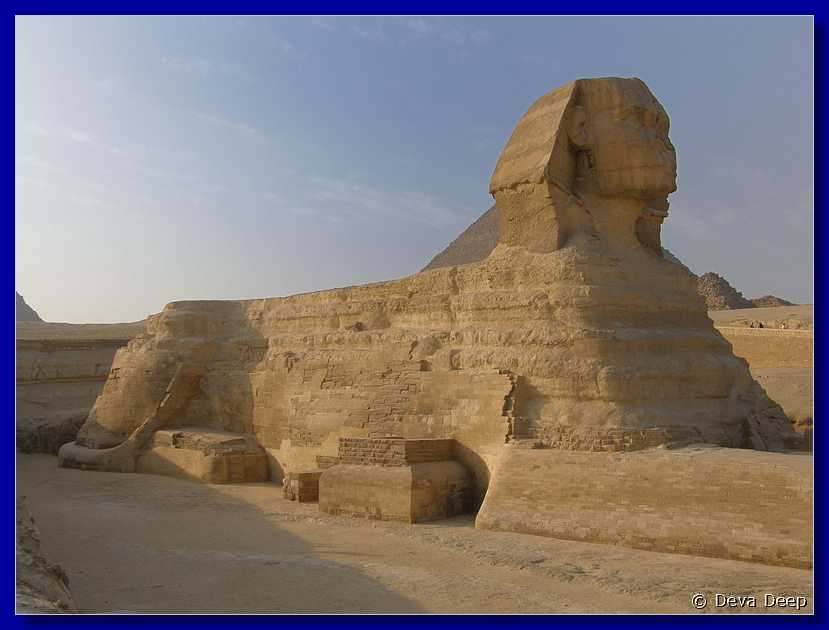 C58 Gizeh pyramids Sphinx side 