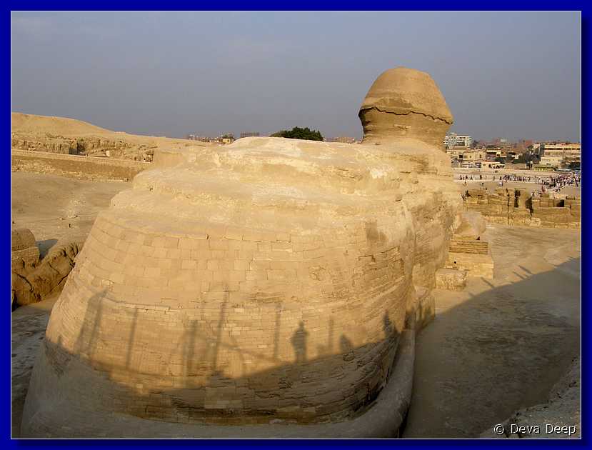 C60 Gizeh pyramids Sphinx back