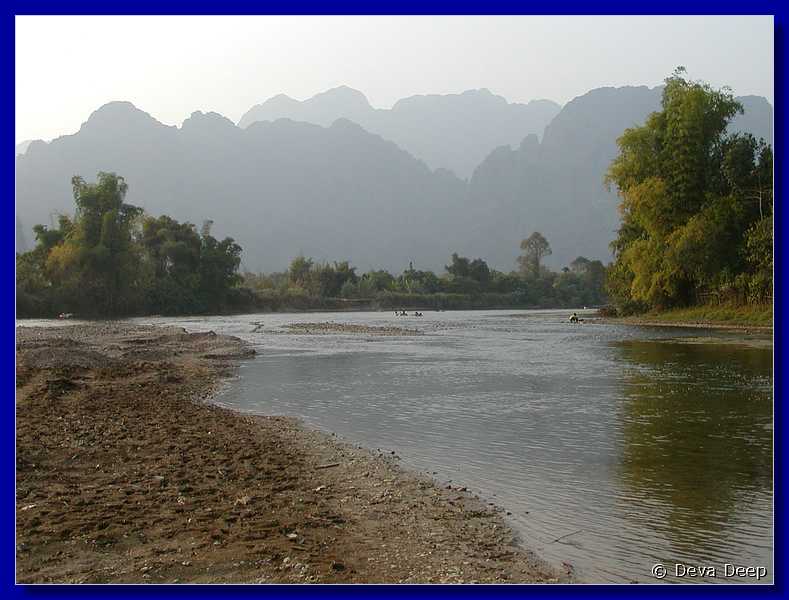Laos Vang Vieng River  1631
