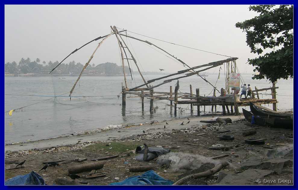 F31 Fort Cochin Chinese fishing nets - fishing