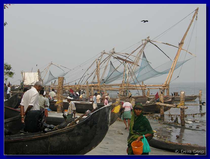 F33 Fort Cochin Chinese fishing nets - fishing
