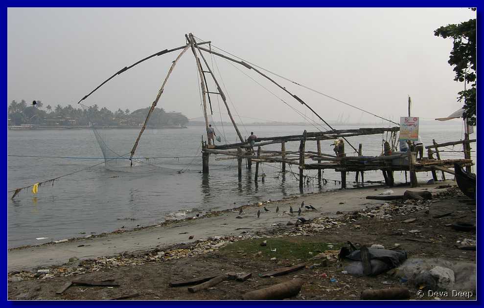 F35 Fort Cochin Chinese fishing nets - fishing