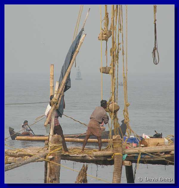 F36 Fort Cochin Chinese fishing nets - fishing