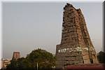 R05 Madurai Sri Meenakshi temple towers in cloths.JPG