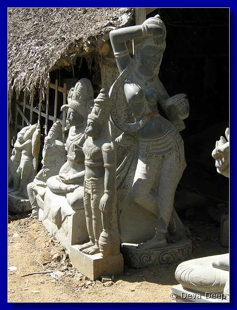 A51 Mahabalipuram New statues 