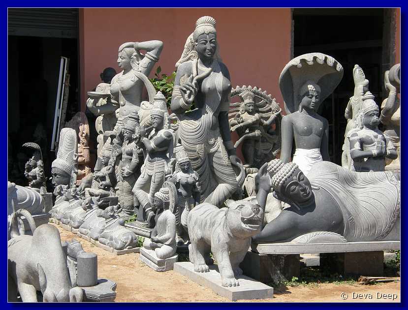 A52 Mahabalipuram New statues 
