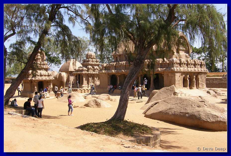 A66 Mahabalipuram Five rathas 