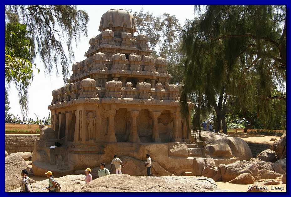 A69 Mahabalipuram Five rathas 