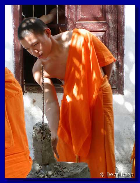 Luang Prabang Art monk 102