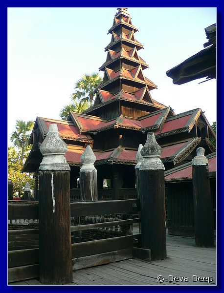 3216 Inwa Bagaya Kyaung monastry