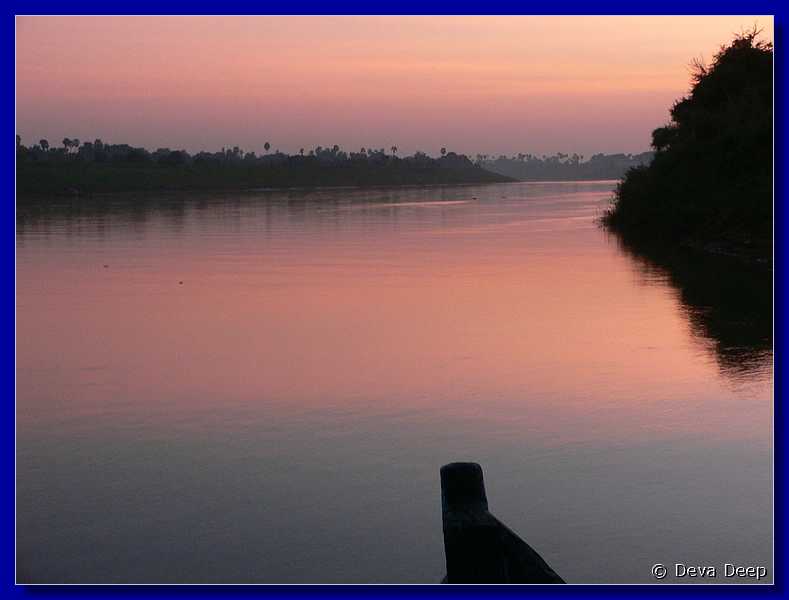 3251 Inwa River sunset