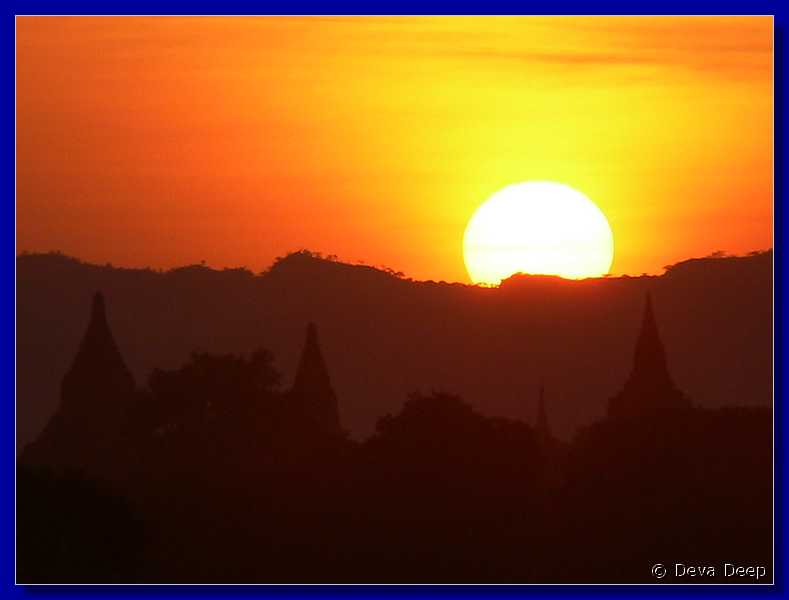 3741 Bagan Ywa Haung Gyi Temple Sunset